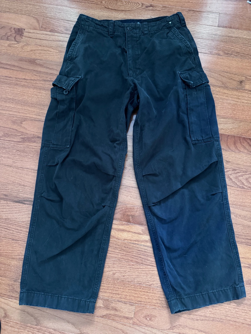 Abercrombie & Fitch Black Cargo Pants